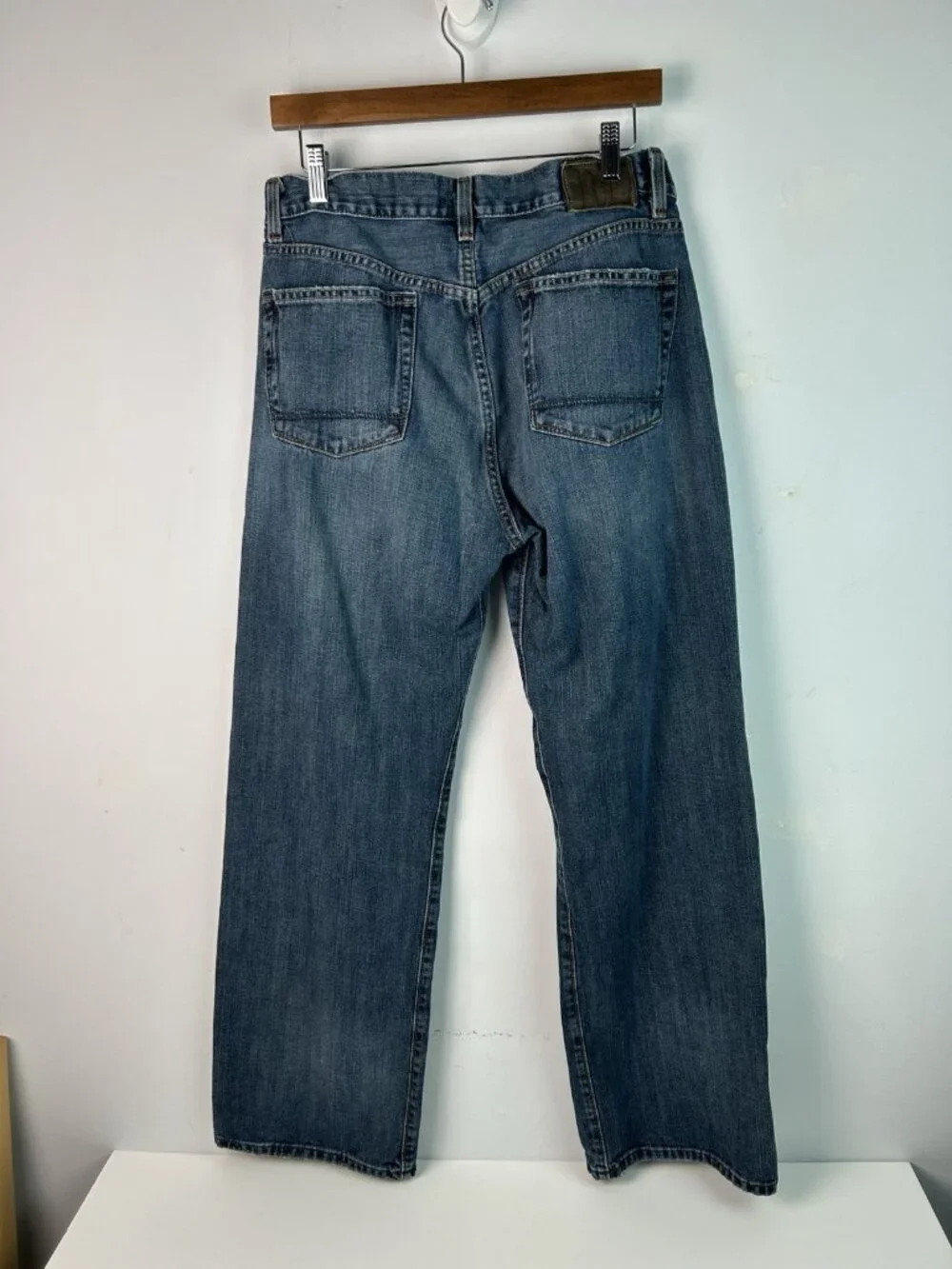 Polo Ralph Lauren Thompson Relaxed Straight Jeans Mens 32x30 Medium Wash Blue
